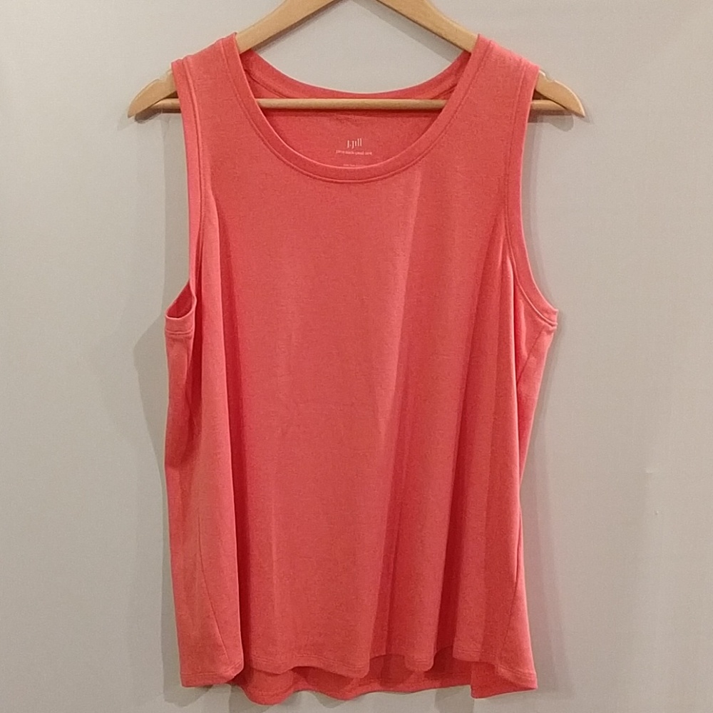 J.Jill pima back pleat tank top